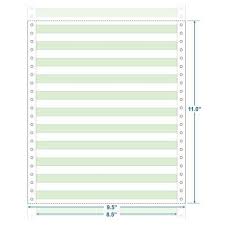10 5/8 x 11  4-Part Carbonless Forms White with...