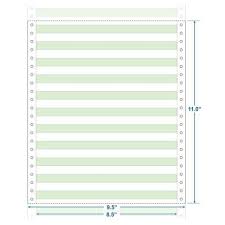 9 1/2 x 11  2-Part Carbon Interleaved Continuou...