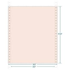 9 1/2 x 11   1-Part Pink #20 Bond forms for Wor...
