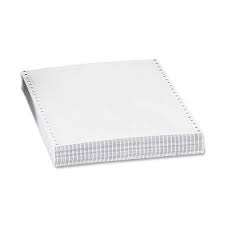 9 1/2 x 7   3-Part White Carbonless Computer Fo...