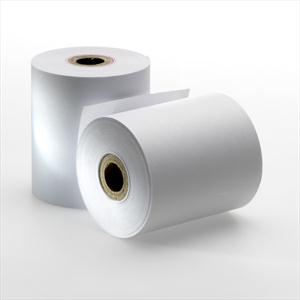 2 3/4 in. (70 mm) width White Bond Rolls for SWEDA cash register:RKP 400, RKP 430, EJP 440 kitchen.  